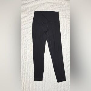 lululemon Ribbed High-Rise Leggings – Size 6 – Black